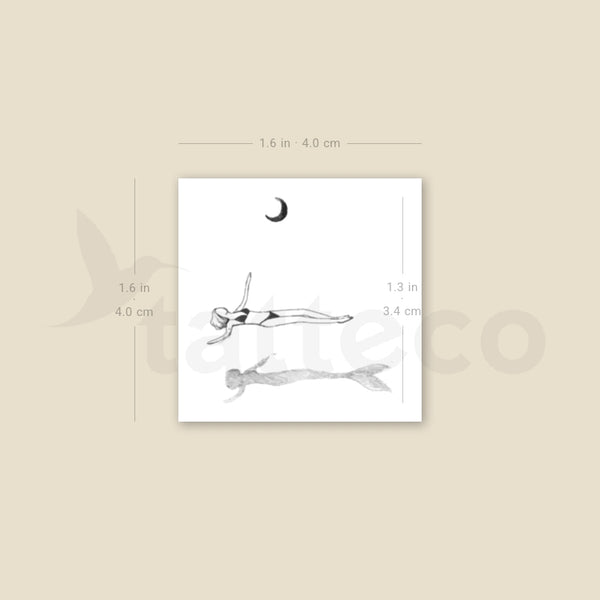 Mermaid Soul By Stefano Mazza Temporary Tattoo - Set of 3
