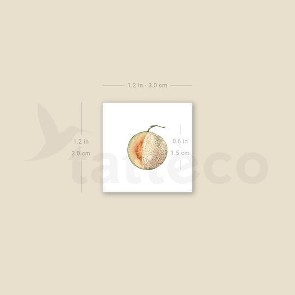 Melon Temporary Tattoo - Set of 3