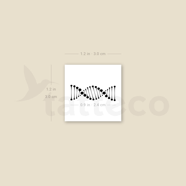 Tatuaje temporal de ADN - Juego de 3