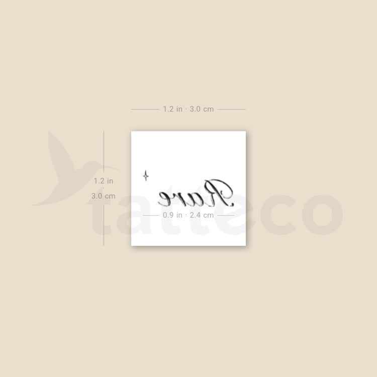 Rare By Stefano Mazza Temporary Tattoo - Set of 3