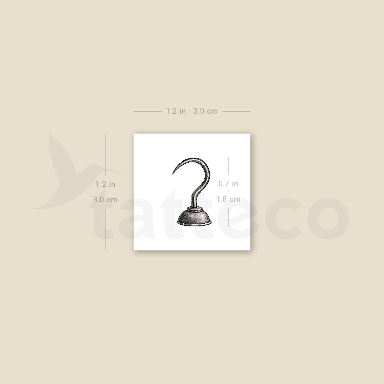 Hook Temporary Tattoo - Set of 3