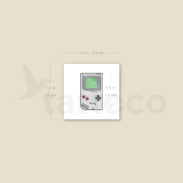 Tatuaje temporal de Game Boy - Juego de 3