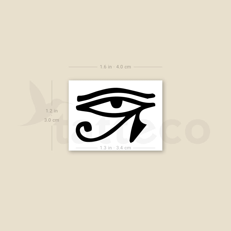 Eye Of Horus Temporary Tattoo - Set of 3