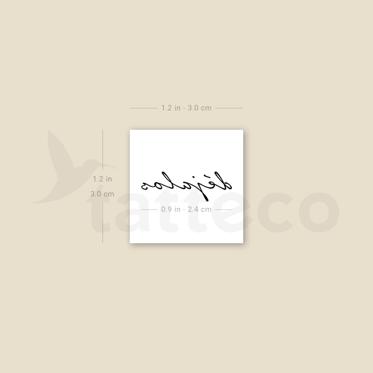 Déjalos Temporary Tattoo - Set of 3