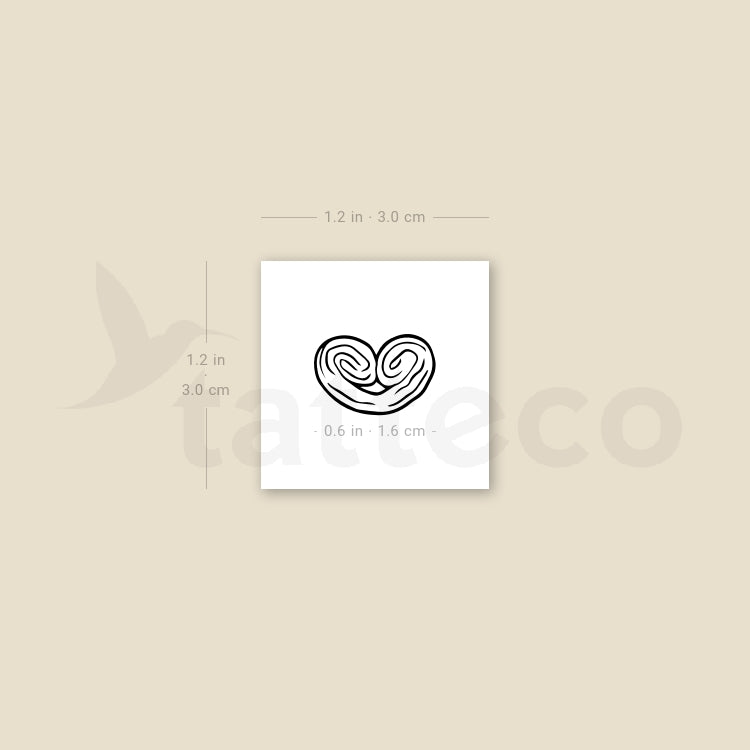 Palmier Temporary Tattoo - Set of 3