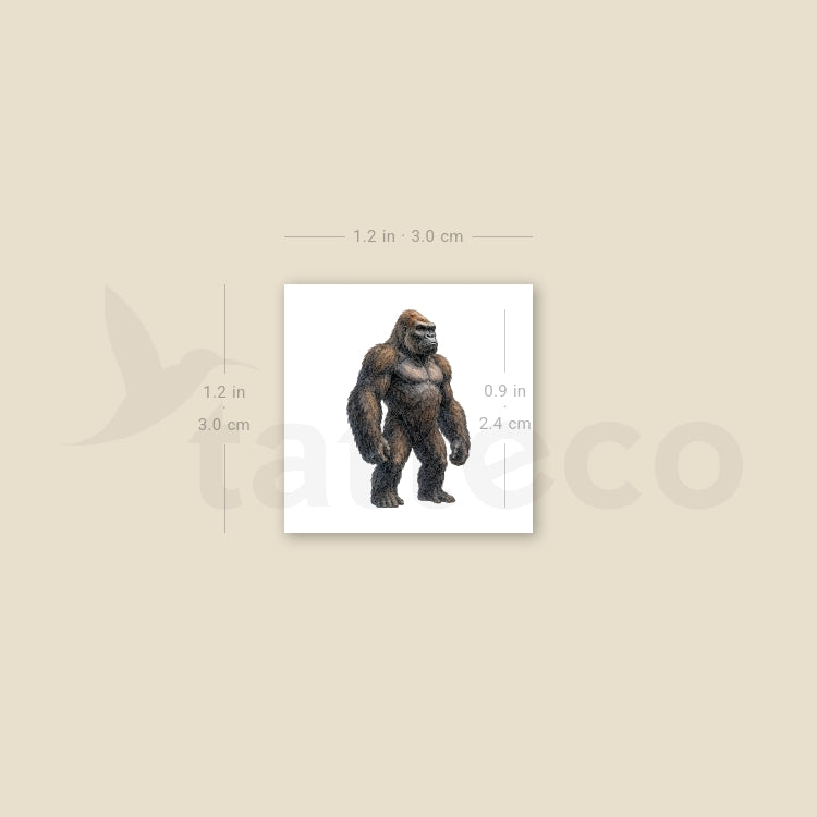 King Kong Temporary Tattoo - Set of 3