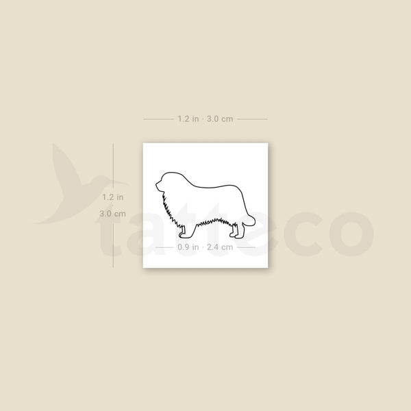 Newfoundland Temporary Tattoo - Set of 3