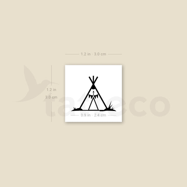 Tipi Temporary Tattoo - Set of 3