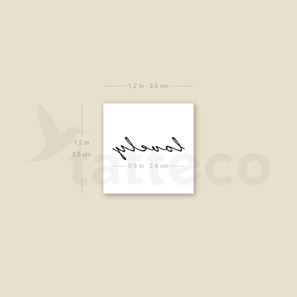 Lovely Temporary Tattoo - Set of 3