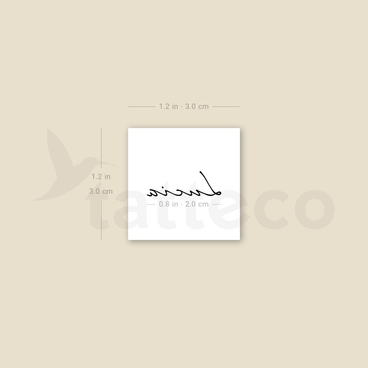Lucia Temporary Tattoo - Set of 3