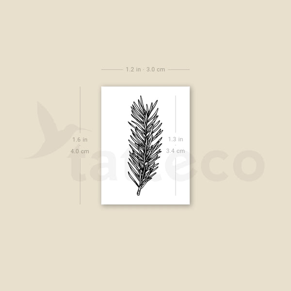 Rosemary Temporary Tattoo - Set of 3