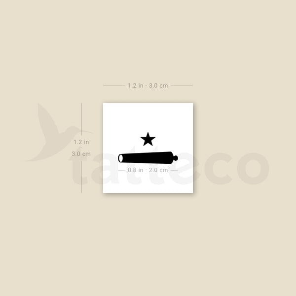 Small Come And Take It Temporary Tattoo - Set of 3