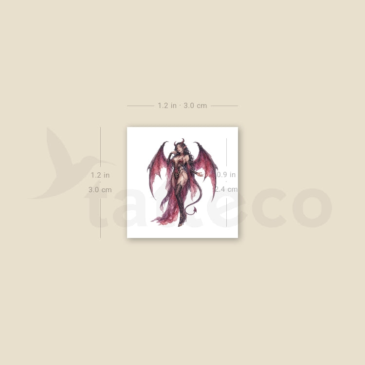 Succubus Temporary Tattoo - Set of 3