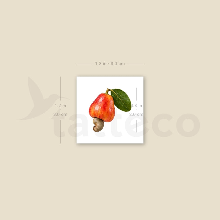 Cashew Temporary Tattoo - Set of 3
