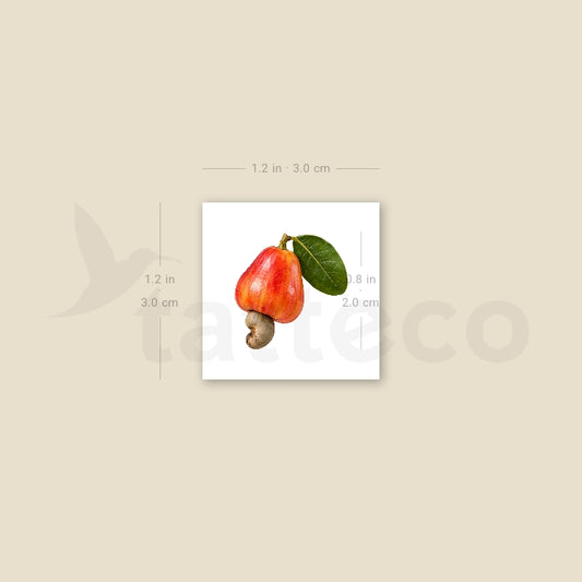 Cashew Temporary Tattoo - Set of 3