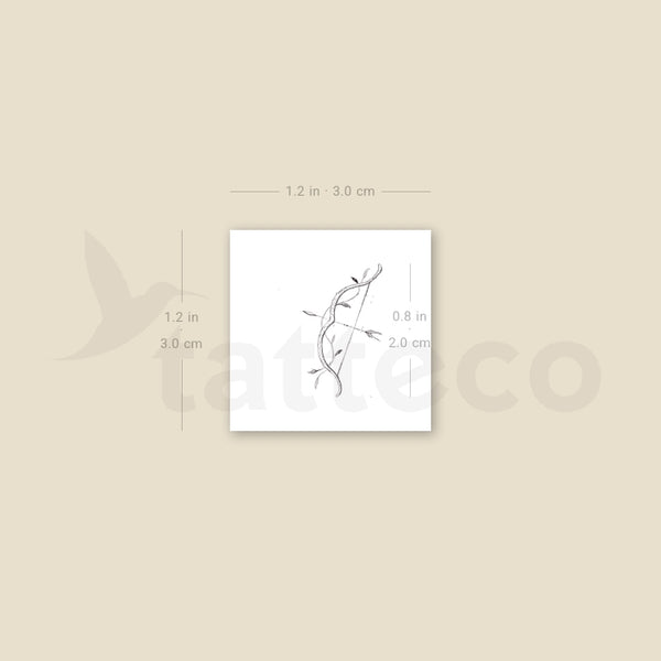Little Bow and Arrow By Stefano Mazza Temporary Tattoo - Set of 3