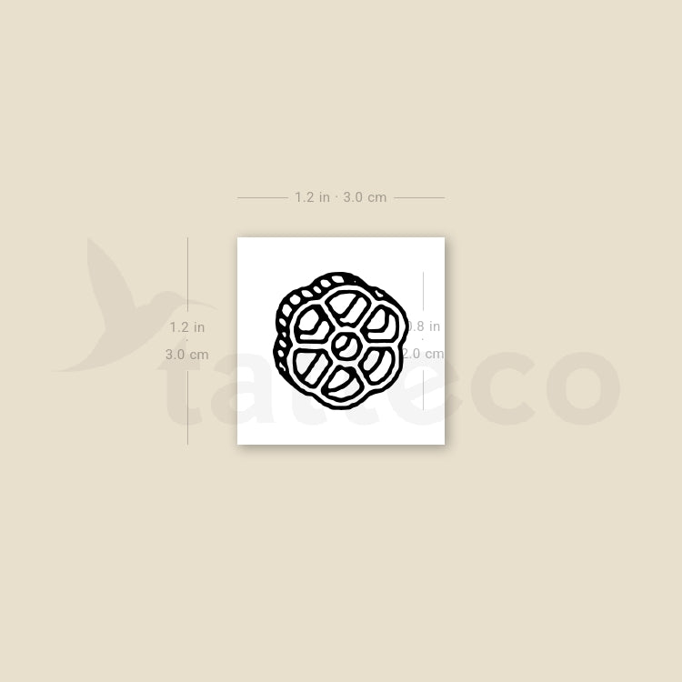 Tatuaje temporal de pasta Rotelle - Juego de 3