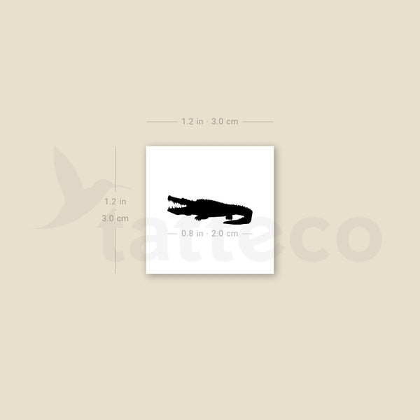 Crocodile Temporary Tattoo - Set of 3