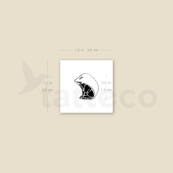 Meat Temporary Tattoo - Set of 3