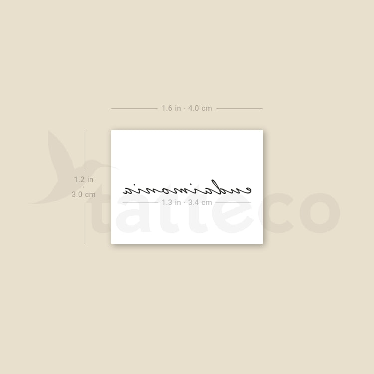 Tatuaje temporal de Eudaimonia - Juego de 3