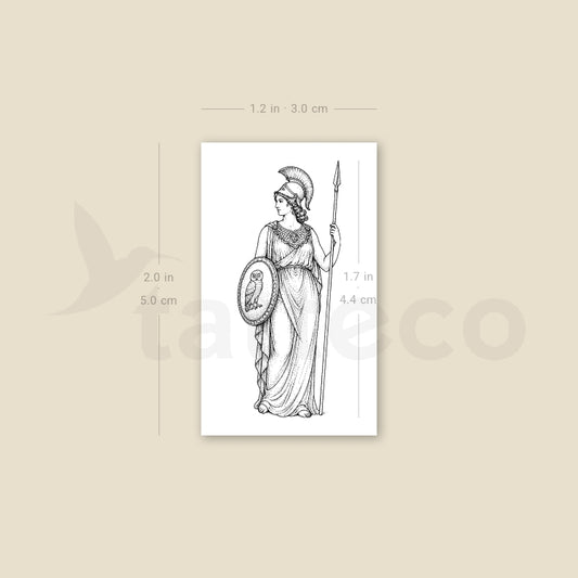 Athena Temporary Tattoo - Set of 3