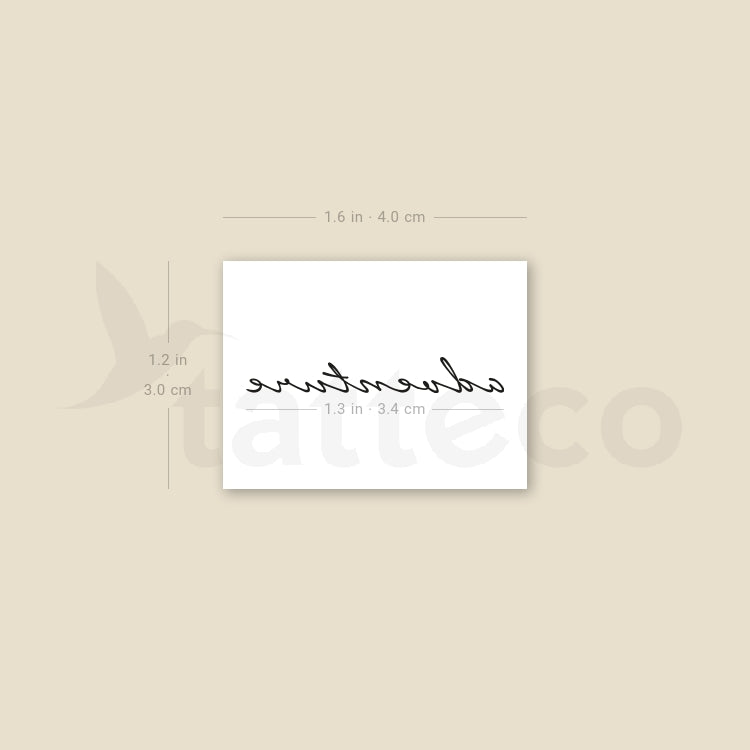 Adventure Temporary Tattoo - Set of 3