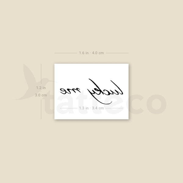 Small Lucky Me Temporary Tattoo - Set of 3