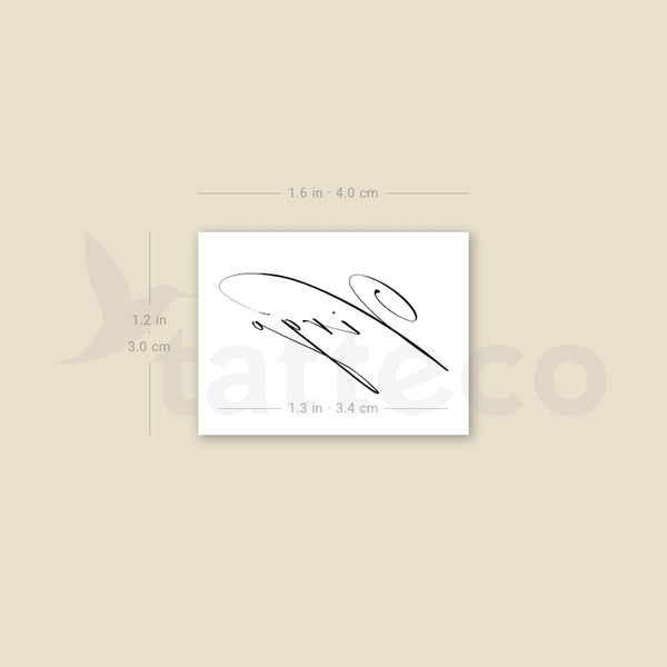 Virgo Temporary Tattoo by M3.Ink  - Set of 3