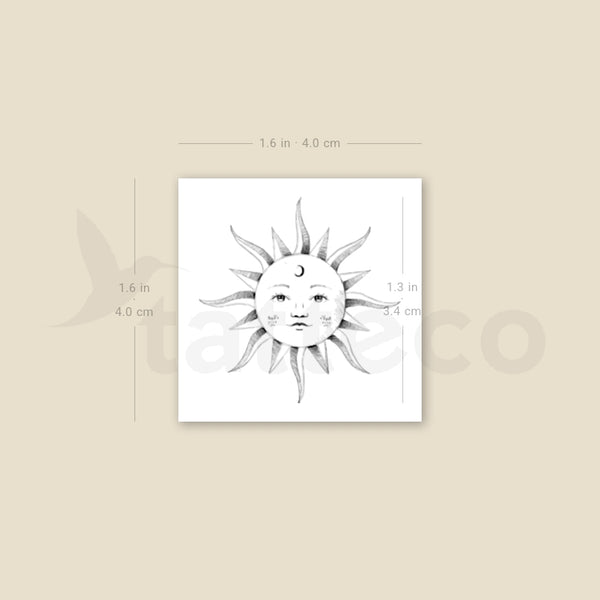 Inti Sun By Stefano Mazza Temporary Tattoo - Set of 3