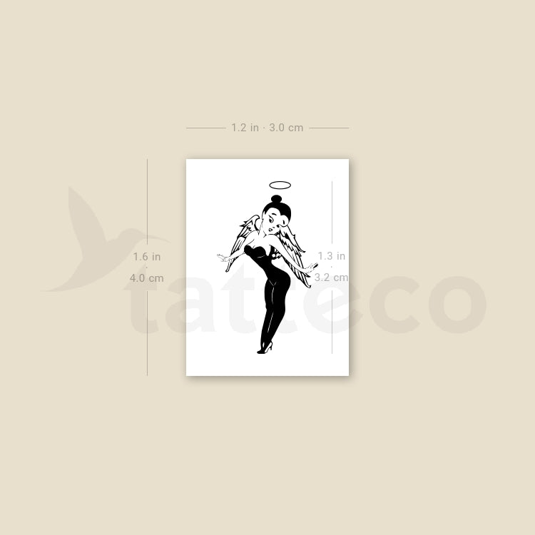 Angel Temporary Tattoo - Set of 3
