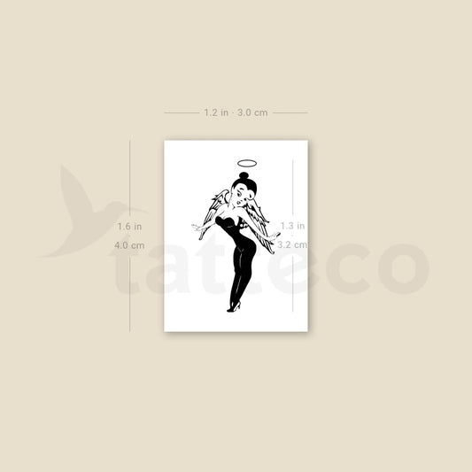 Angel Temporary Tattoo - Set of 3