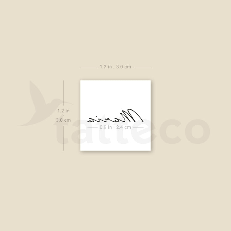 Maria Temporary Tattoo - Set of 3