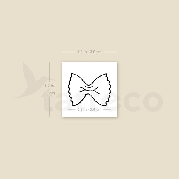 Farfalle Temporary Tattoo - Set of 3