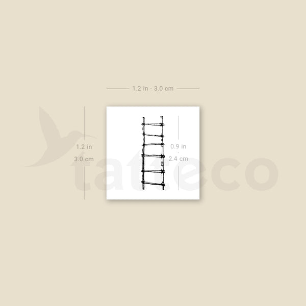 Ladder Temporary Tattoo - Set of 3
