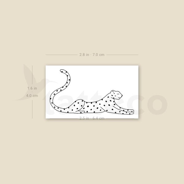 Leopard Temporary Tattoo By M3.Ink - Set of 3