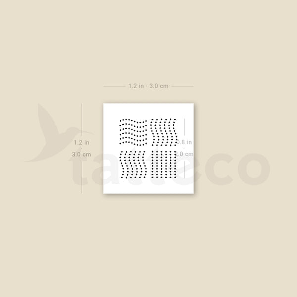 Fifth Element Temporary Tattoo - Set of 3