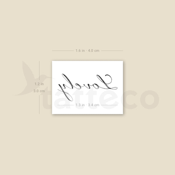 Lovely By Stefano Mazza Temporary Tattoo - Set of 3