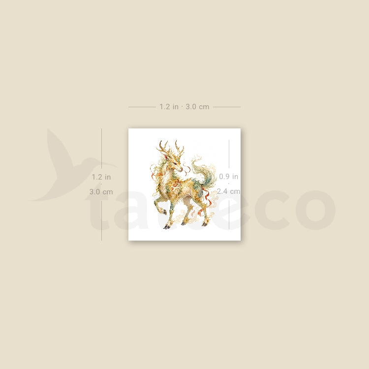 Kirin Temporary Tattoo - Set of 3