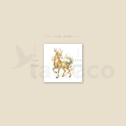 Kirin Temporary Tattoo - Set of 3