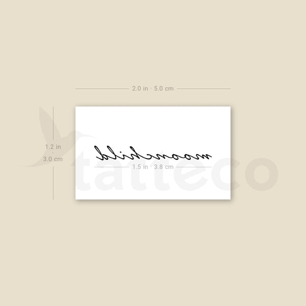 Moonchild Temporary Tattoo - Set of 3