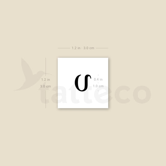 Tatuaje temporal de Upsilon - Juego de 3