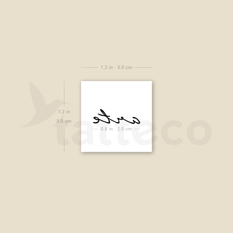 Arte Temporary Tattoo - Set of 3