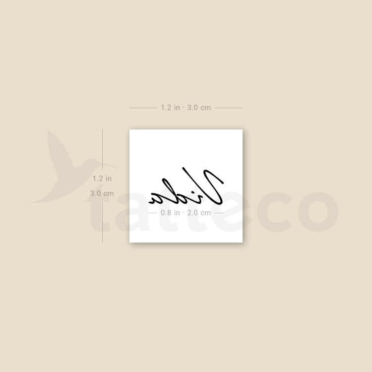 Vida Temporary Tattoo - Set of 3