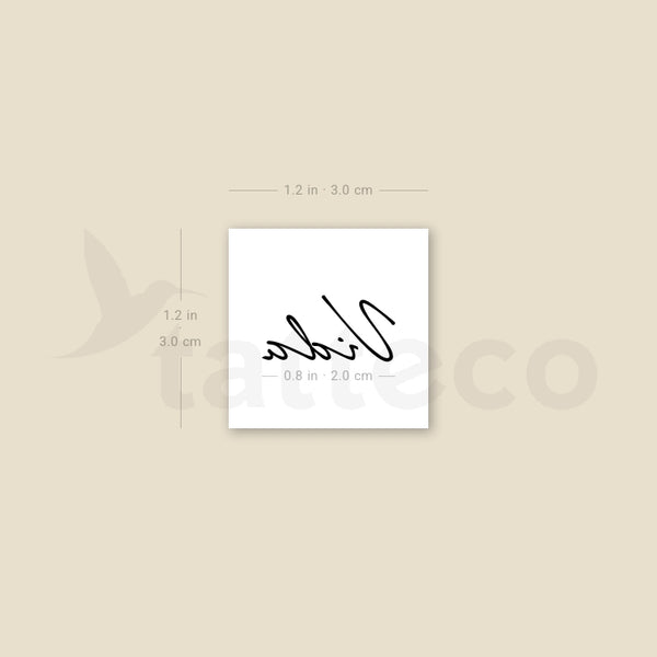 Vida Temporary Tattoo - Set of 3