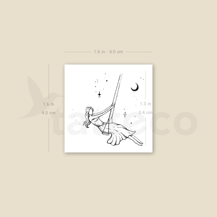 Swing By Stefano Mazza Temporary Tattoo - Set of 3