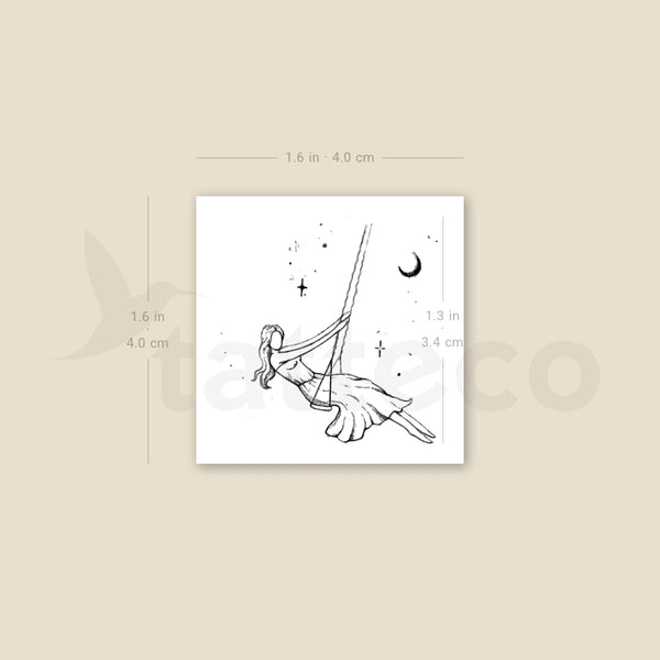 Swing By Stefano Mazza Temporary Tattoo - Set of 3