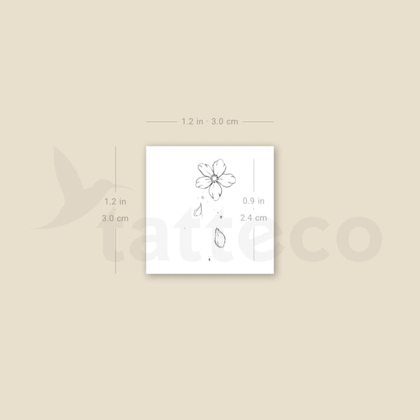 Forget-me-not By Stefano Mazza Temporary Tattoo - Set of 3