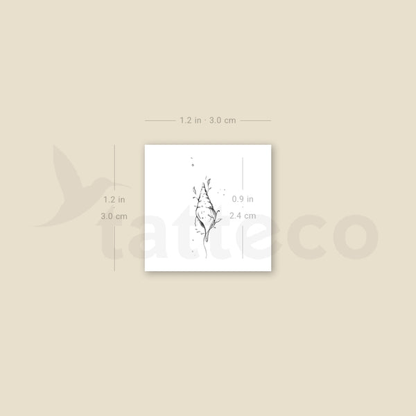 Tulip Shell By Stefano Mazza Temporary Tattoo - Set of 3