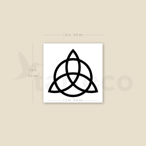 Trinity Knot Temporary Tattoo - Set of 3
