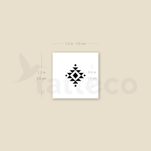 Navajo Charm Temporary Tattoo - Set of 3